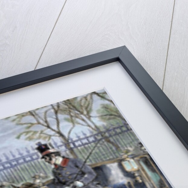 French Liberal Revolution (February 1848). Louis Philippe and his family out of the Tuileries Palace by Anonymous