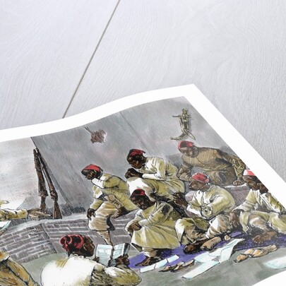 Arthur J.M. Jepshon reading the letter of the Khedive to officials' council by Anonymous