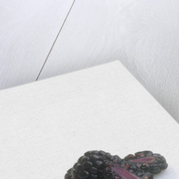 Halved blackberries by Anonymous