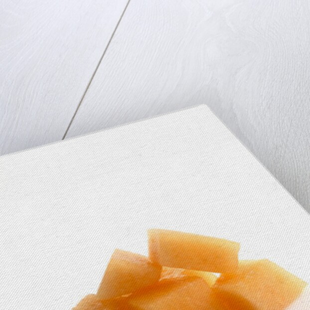 Large diced cantalope by Anonymous