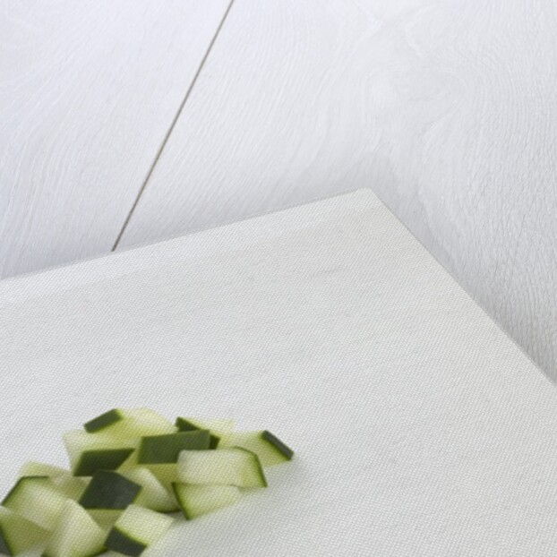 Diced cucumber by Anonymous