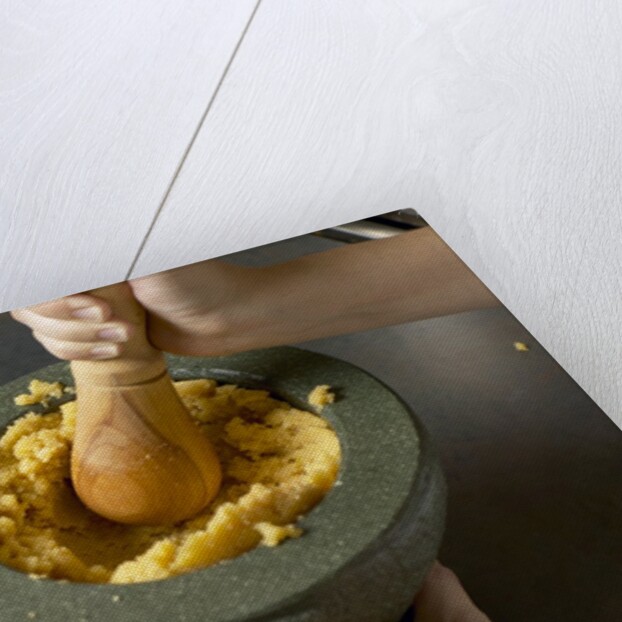 Mortar and pestle by Anonymous