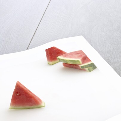 Watermelon wedges by Anonymous