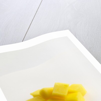 Diced mango by Anonymous