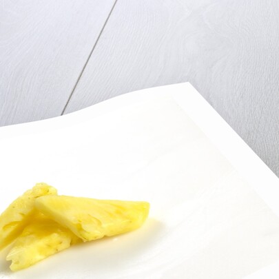 Cut pineapple by Anonymous