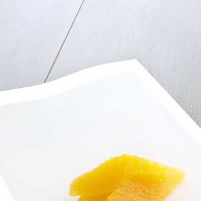 Orange segments by Anonymous