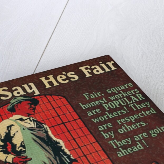 We Applaud Fair Play Poster by Anonymous