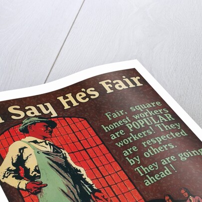 We Applaud Fair Play Poster by Anonymous