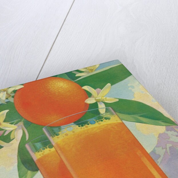 Giant Glasses of Orange Juice by Anonymous