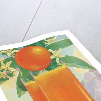 Giant Glasses of Orange Juice by Anonymous