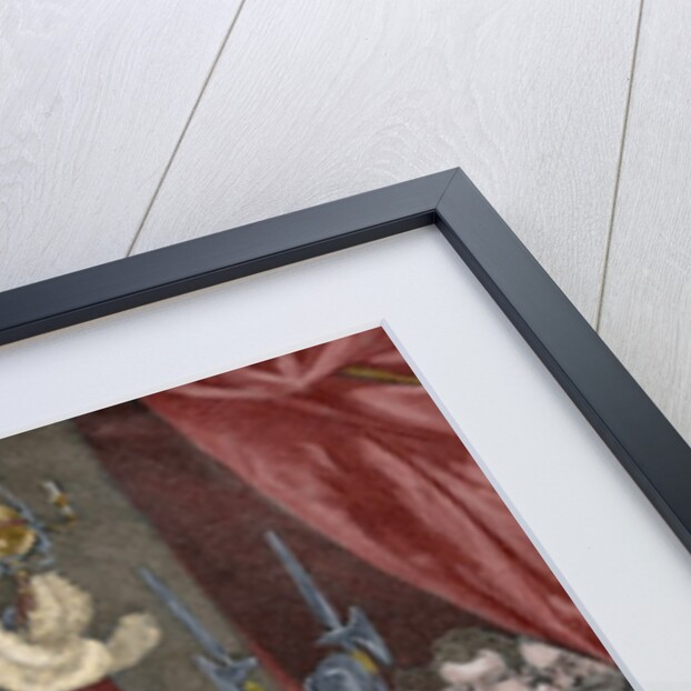 Columbus in Santa Fe camp by Anonymous