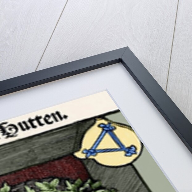 Ulrich von Hutten (1488-1523). Engraving. Colored. by Anonymous