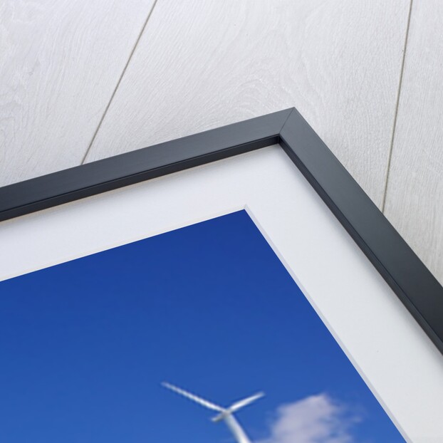 electric wind turbine in Columbia River National Scenic Area, Washington State. Pacific Northwest by Anonymous