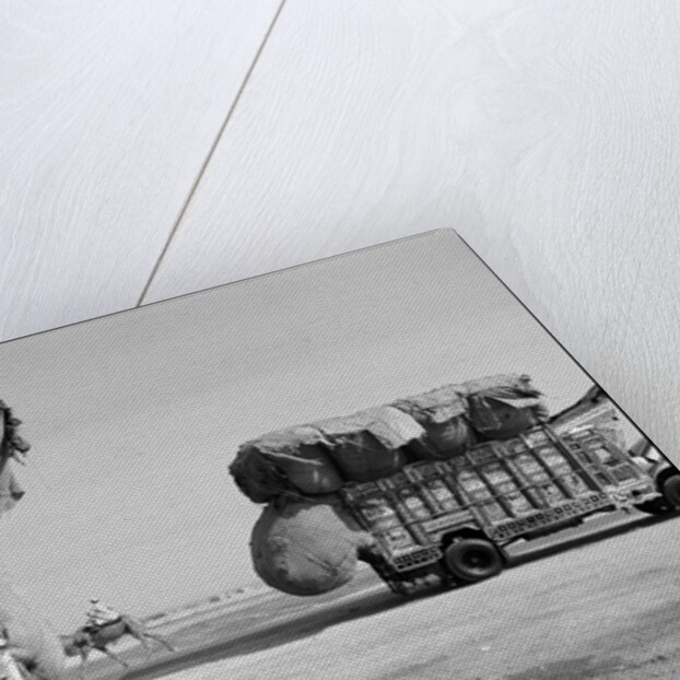 Pakistan, Truck on the Baluchistan road by Anonymous