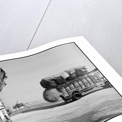 Pakistan, Truck on the Baluchistan road by Anonymous