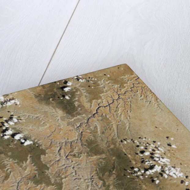 Satellite view of the Grand Canyon by Anonymous
