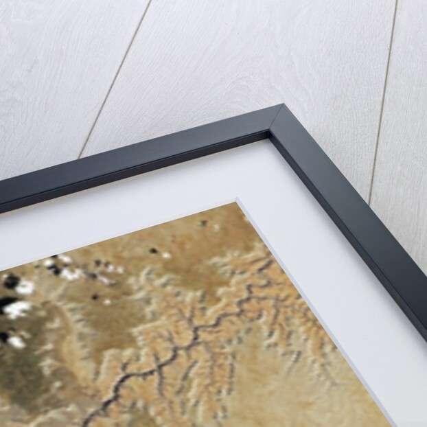 Satellite view of the Grand Canyon by Anonymous