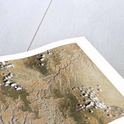 Satellite view of the Grand Canyon by Anonymous