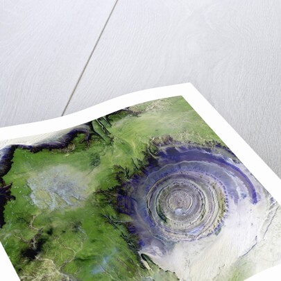 Richat Structure in Mauritania by Anonymous