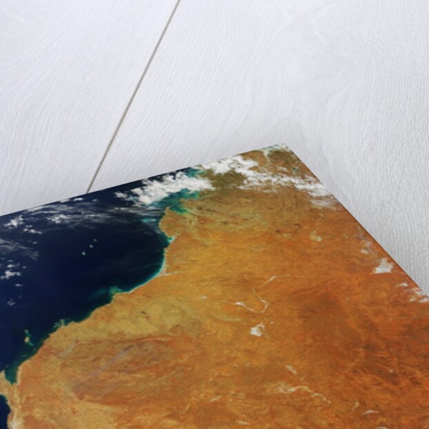 Satellite view of Western Australia by Anonymous