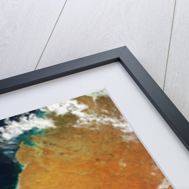 Satellite view of Western Australia by Anonymous