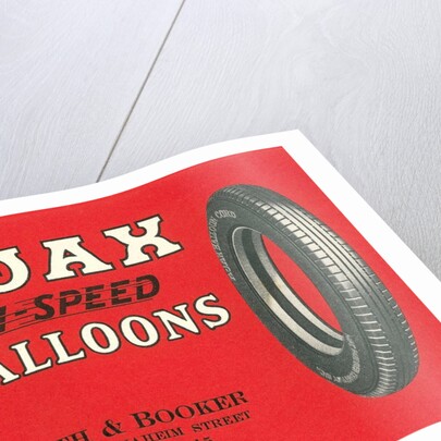 Ajax Hi-Speed Balloon Tires Advertisement by Anonymous