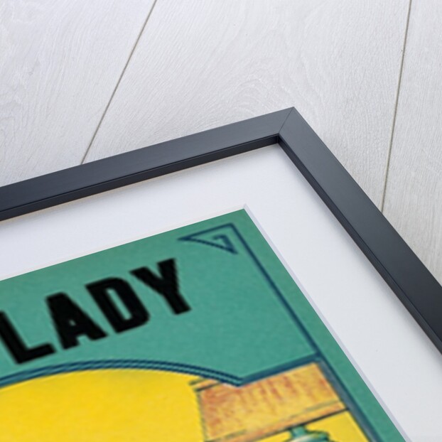 Advertisement for Hamburg Broom Works with Sweeping Maid by Anonymous