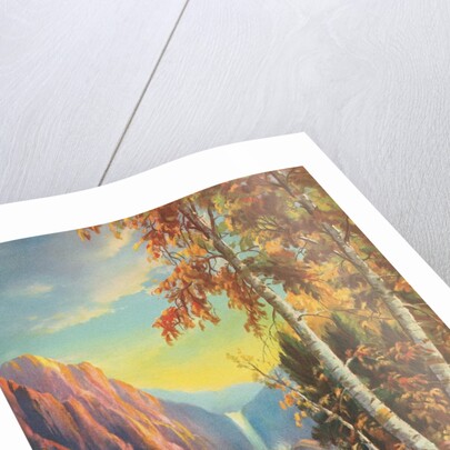 Sylvan Mountain Scene by Anonymous