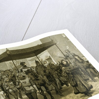 Entry of Antipope John XXIII (1360-1554) in Constanta to celebrate the 'Council of Constance' (1414) by Anonymous