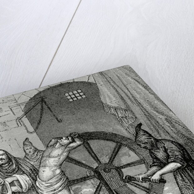 Inquisition. Instrument of torture. Wheel of Fortune. by Anonymous