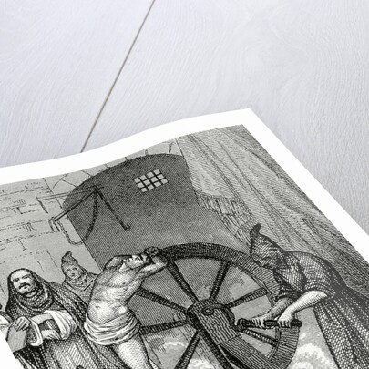 Inquisition. Instrument of torture. Wheel of Fortune. by Anonymous