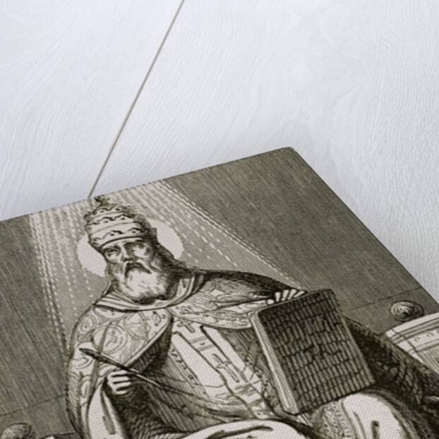 Saint Damasus I, (304-384). Roman pope (366-384). by Anonymous