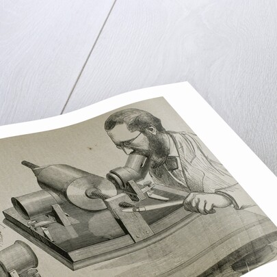 Phonograph by Thomas Alva Edison (1847-1931). by Anonymous