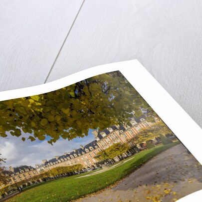 Le Marais, Place (square) des Vosges in autumn (fall) by Anonymous