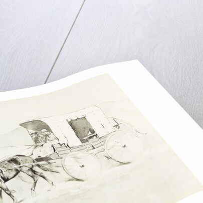 One of Williamson's Stages by Frederic Remington