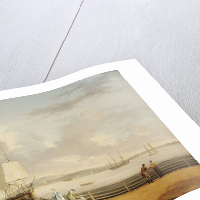 The Battery and Harbour, New York by Thomas Birch