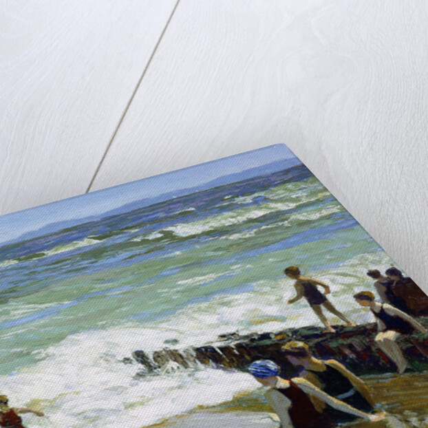 Bathers at Breakwater by Edward Henry Potthast