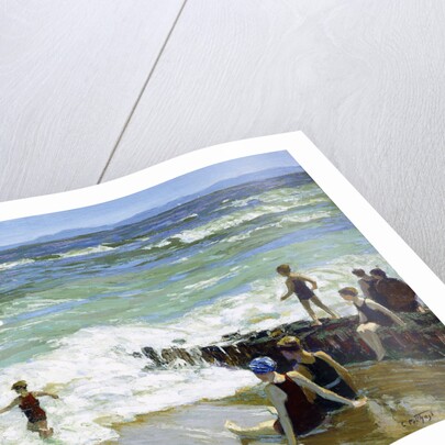 Bathers at Breakwater by Edward Henry Potthast