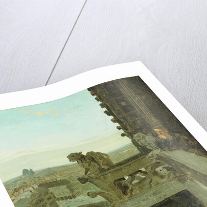 Gargoyles at Notre Dame by Winslow Homer