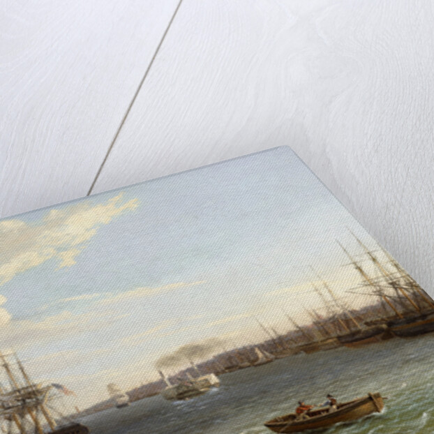View of Philadelphia, Looking South on the Delaware River by Thomas Birch