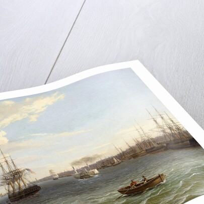 View of Philadelphia, Looking South on the Delaware River by Thomas Birch
