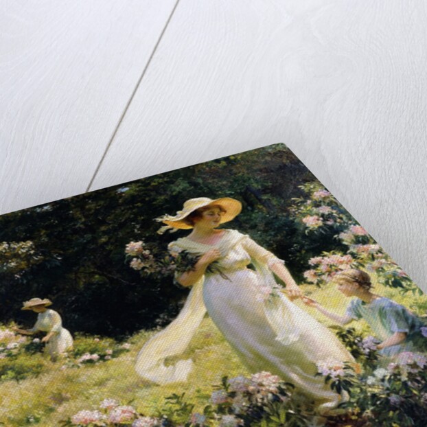 Among the Laurel Blossoms by Charles Courtney Curran