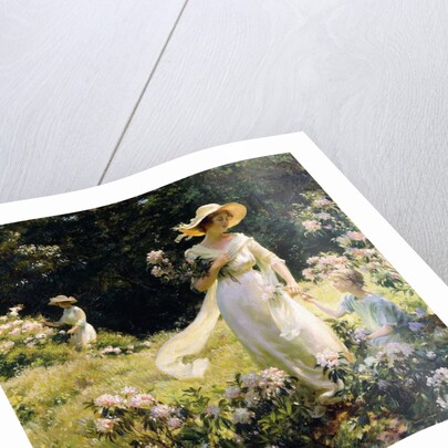 Among the Laurel Blossoms by Charles Courtney Curran