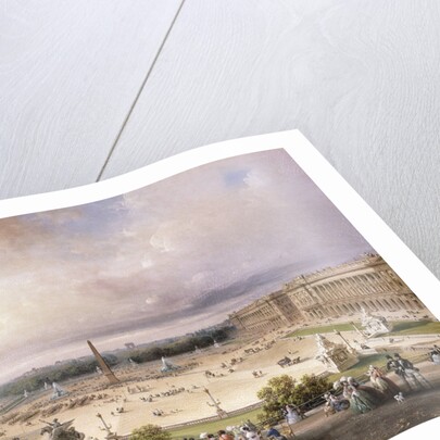Place de la Concorde, Paris by Carlo Bossoli