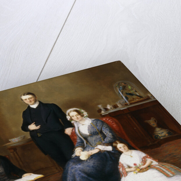 The Reverend John Witherington Peers, Vicar of Tetsworth, Oxon, with his Family by John Bridges