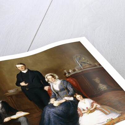 The Reverend John Witherington Peers, Vicar of Tetsworth, Oxon, with his Family by John Bridges