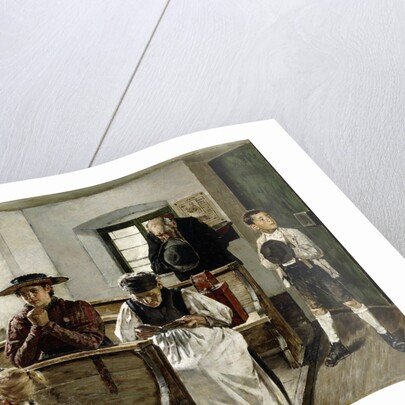 A Family in Prayer by Joseph Molitor Von Muhlfeld