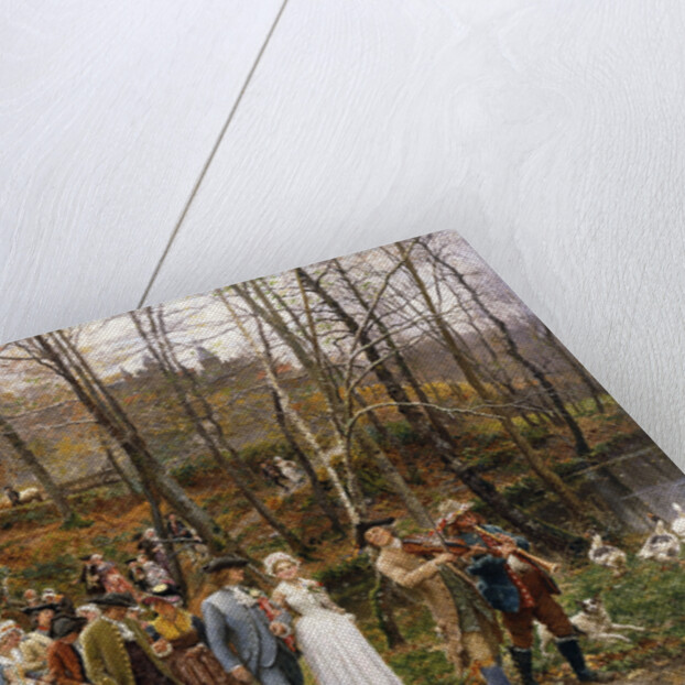 A Wedding Procession by Marie Francois Firmin-Girard