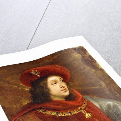 Portrait of Philip I of Spain, Bust-Length, wearing the Order of the Golden Fleece by Cornelis de Vos