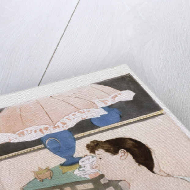 The Lamp by Mary Cassatt